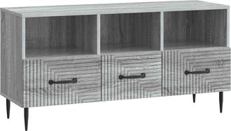 vidaXL Mueble De Tv Con Caj&oacute;n Gris Sonoma 102 X 34,5 X 50 Cm Vidaxl