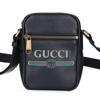 Gucci Black Leather Shoulder Bag (Pre-Owned)