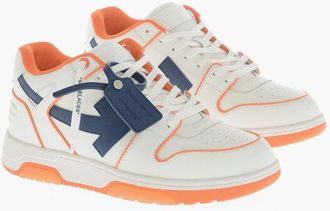 Off-white Leather Low-Top Sneakers OUT OF OFFICE OUTLINED size 47