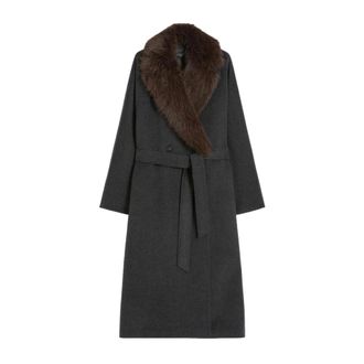 Max Mara Cacio1234 Coat - female - Weekend Max Mara - Belted Coats - Gray - 2XS - Coats