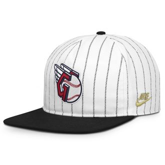 Nike Cleveland Guardians Pro Nike Mens MLB Adjustable Hat in White | NB57064NGUA-JFJ