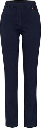 Toni Dames, Broeken, Blauw, Maat: 3XL Katoen