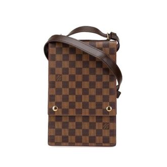 Louis Vuitton Pre-owned Portobello - unisex - Louis Vuitton Vintage - Vintage Cross Body Bags - Brown - ONE SIZE - Pre-owned