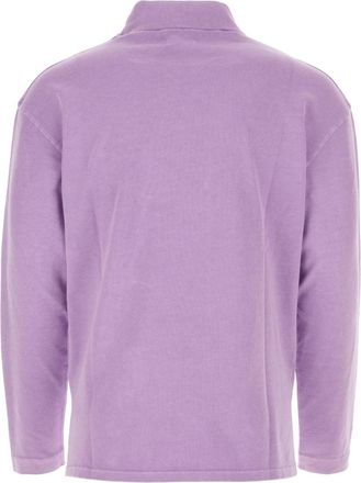 ERL Unisex Tshirt Sweatshirt Purple Cotton Sweater