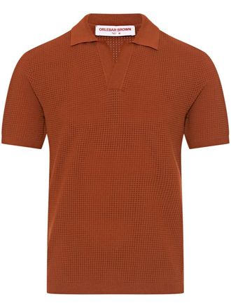 Orlebar Brown Polo Roddy - Marrone