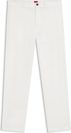 HUGO BOSS Slim-fit trousers in stretch-cotton gabardine