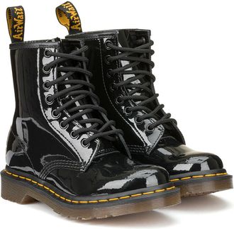 Dr. Martens Gelakte leren boots 1460 W Patent