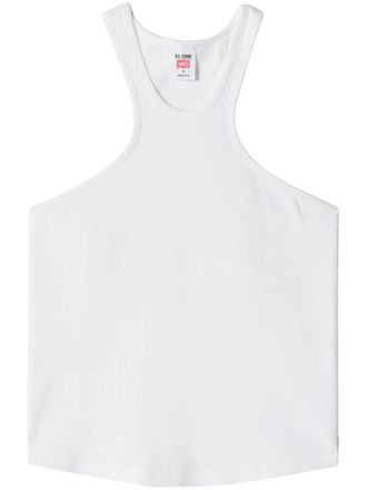 Re/Done Katoenen tanktop - Wit