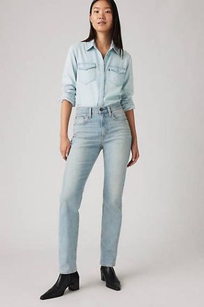 Levi's Jeans 724 dritti a vita alta - Donna - 24X28 - Blu / Headwinds Ahead