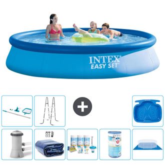 Intex Piscina Easy Set Redonda - 396x84 Cm - 8-piezas S41108