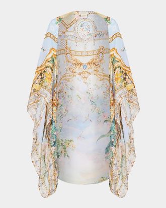 Camilla Sisi Society Silk Chiffon Shrug