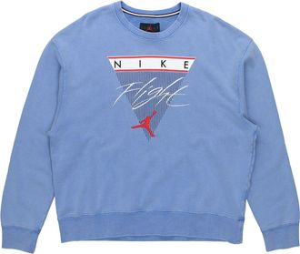 Nike Jordan Air Jordan Flight MENS Casual Sports Crew-neck Blue CZ6096-403