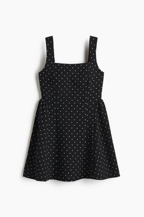 H&M Ausgestelltes Kleid - Schwarz