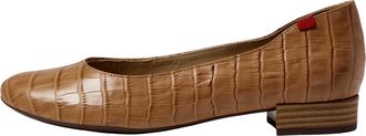 Marc Joseph New York Crosby Flat Camel Croco 4930-CAMCR Womens