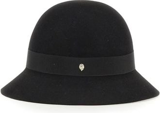 Helen Kaminski Etta Vilten Cloche Hoed - Dames - Hoeden - Zwart - ONE Size - Wol - Accessoires