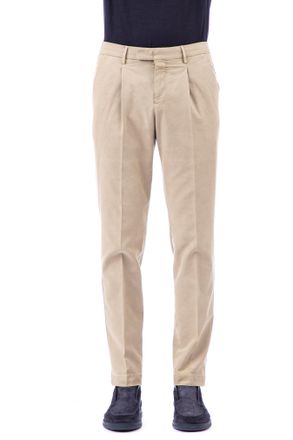 Pantaloni Torino Micro-Structure Cotton-Lyocell Master Fit 1 Pence Trousers