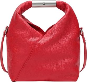 Maison Margiela Japanse Kleine Tas - Dames - Handtassen - Rood - ONE Size - Leer - Tassen