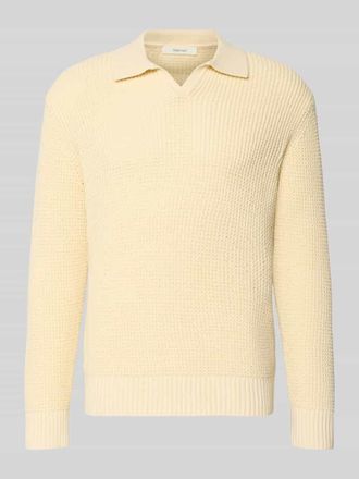 Selected Relaxed Fit Strickpullover aus reiner Baumwolle Modell DERECK in Sand, Gr&ouml;&szlig;e XXL
