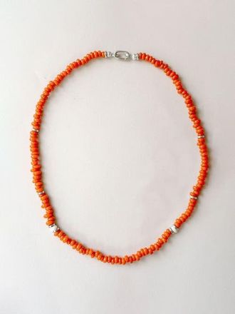 By Lilla Clownfish Necklace in Orange at Nordstrom, Size 20