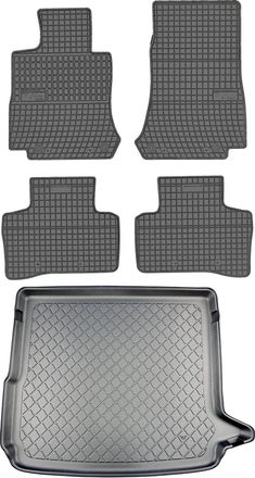 OEM Juego De Alfombrillas De Goma Para Coche Y Alfombrilla Para Maletero Para Mercedes Eqc N293 Suv Desde Mayo De 2019