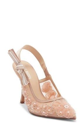 Steve Madden Bri Pointed Toe Slingback Pump in Blush at Nordstrom Rack, Size 7.5