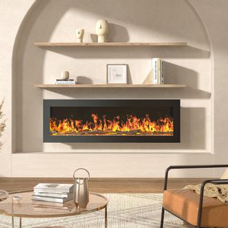 Living and Home Wall Mount Electric Fireplace - 60 Inch - Living and Home | TJ Hughes
