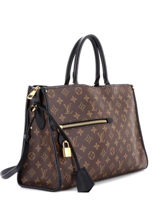 Louis Vuitton Popincourt NM Handbag Monogram Canvas with Leather MM satchel - Bruin