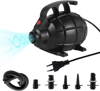 OEM Bomba El&eacute;ctrica De Aire De 600 W Con 5 Boquillas Para Colchonetas Inflables, Colchones De Aire, Flotadores, Balsas, Camas De Agua, Barcos Y Piscinas I