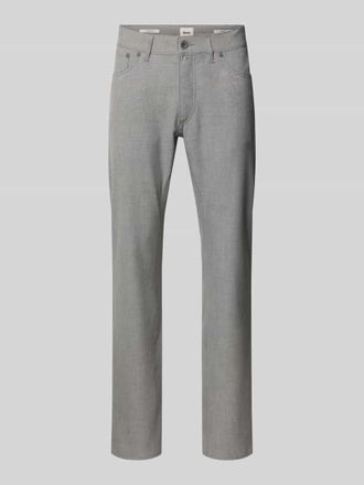 Brax Brax Straight Fit Stoffhose mit 5-Pocket-Design in Silber, Gr&ouml;&szlig;e 40/30