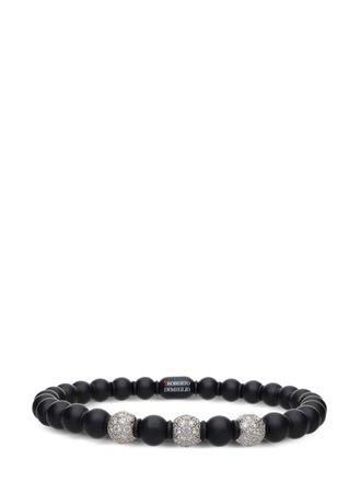 Roberto Demeglio Bracciale Sfera con diamanti - Bianco