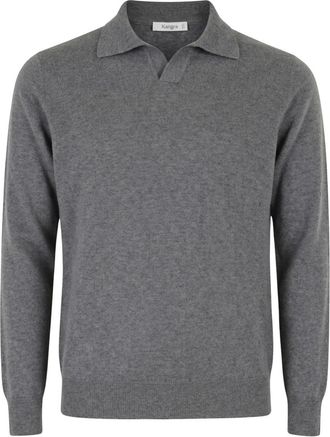 KANGRA W7K 4008 23|099 Polo Shirt - - Tops - Uomo - Grigio - XL