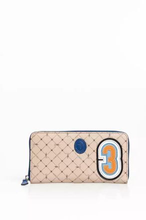 Trussardi Mens Zip Wallet Beige Model Tr21576 - Nude Leather - One Size