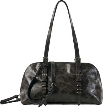 Fredsbruder FREDsBRUDER Ever Faded Big Shoulder Bag Leather Black