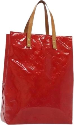 Louis Vuitton Tweedehands leren Louis Vuitton tassen - Dames - Vintage Shopper - Rood - ONE Size - Leer - Vintage