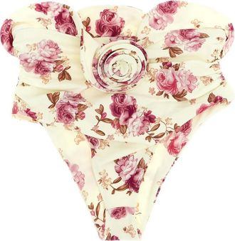 Magda Butrym Bikinibroek met bloemenprint - Beige