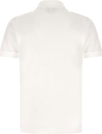 Lacoste Logo-Embroidered Polo Shirt - White