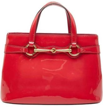 Gucci Pre-owned Handbags, female, Red, Size: ONE SIZE Pre-owned Vintage Handbag