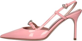 Gedebe Dominique Slingback Pump van Lakleer - Dames - Pumps - Roze - 37 EU - Leer - Schoenen