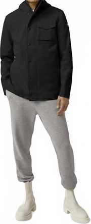 Canada Goose Nanaimo Rain Jacket In Black