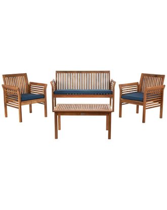 Safavieh Carson 4Pc Outdoor Set