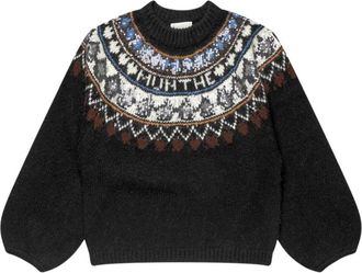 Munthe Sweatshirts & Hoodies - Dames - Ronde hals truien - Zwart - S - Truien & Vesten