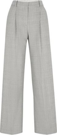 HUGO BOSS Wijde broek - Dames - Wijde Broeken - Grijs - M - Broeken
