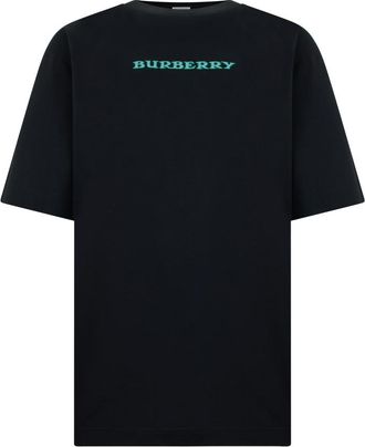 Burberry Black Logo Crew Neck T-Shirt