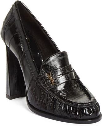 Saint Laurent Le Loafer Pump in Black at Nordstrom, Size 10.5Us