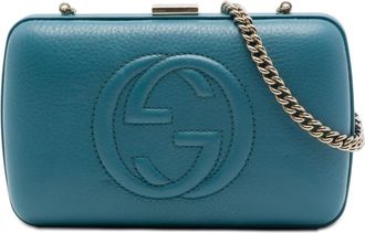 Gucci Pre-owned Gucci Calfskin Soho Clutch on Chain Ladies EW0D45LGZJ9CEQ17