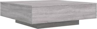 vidaXL Vidaxl - Mesa de centro madera de ingeniería gris Sonoma 100x100x31 cm