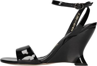 Emanuelle Vee Schoenen, Dames, Zwart, 36 EU, Leer, Met hak zwart