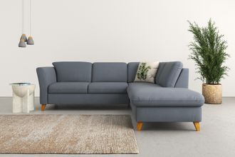 HOME AFFAIRE Ecksofa »Trelleborg L-Form« Federkern-Polsterung, wahlweise mit Bettfunktion und Stauraum