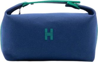 Herm&egrave;s Pre-owned Mini Bags, female, Blue, Size: ONE SIZE Pre-owned The Bride-A-Brac Travel Case