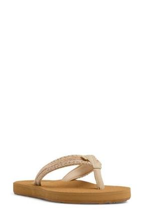 Roxy Embellished Flip Flop in Rose Gold at Nordstrom Rack, Size 11